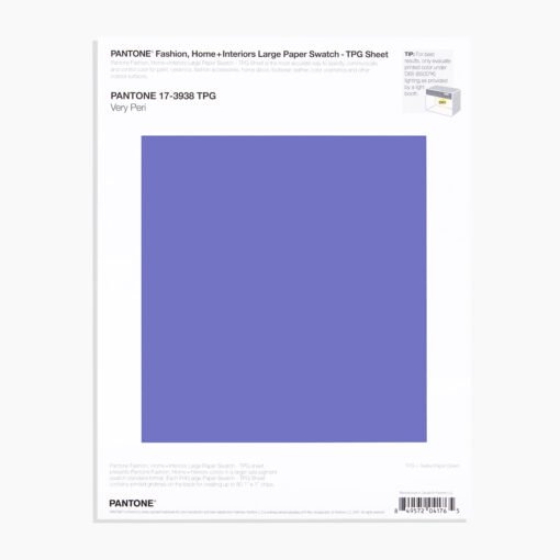 Pantone Large Paper Swatch (TPG Sheet) - Pantone Color of The Year 2022